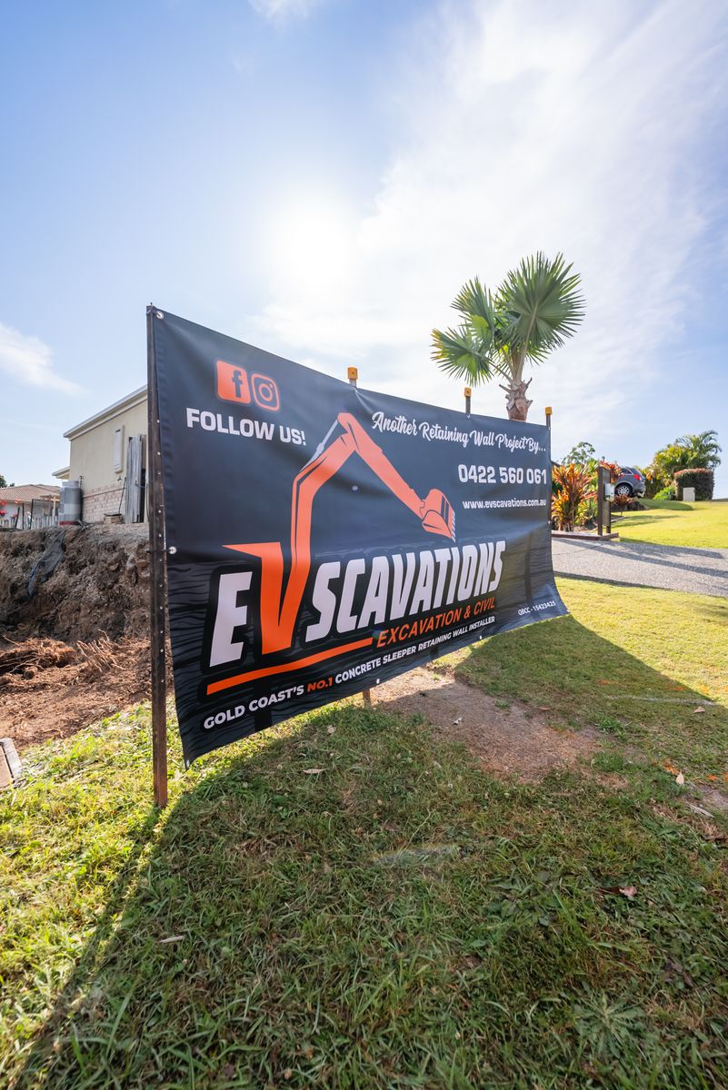 Evscavations site signage
